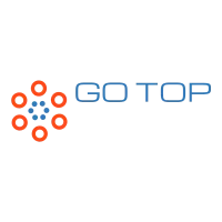 לוג של חברת GO TOP המומחית בשיווק דיגיטלי ובניית אתרים לעסקים