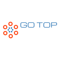 לוג של חברת GO TOP המומחית בשיווק דיגיטלי ובניית אתרים לעסקים